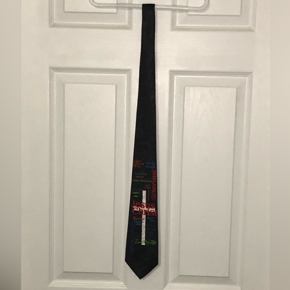 Steven Harris men’s neck tie black OS